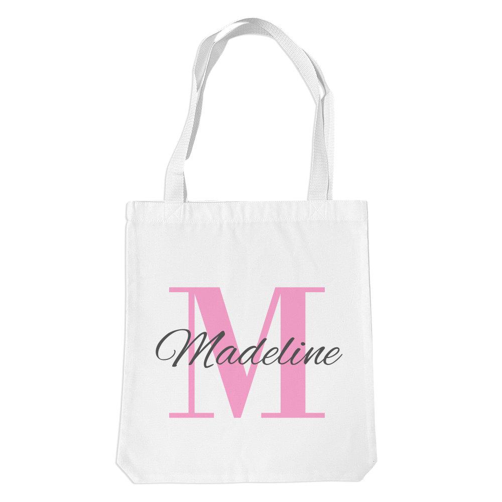 Pink Monogram Premium Tote Bag (Temporarily Out of Stock)