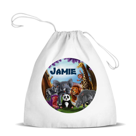 Visits the Zoo Premium Drawstring Bag (Temporarily Out of Stock)